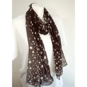 Starry Night Silk Scarf