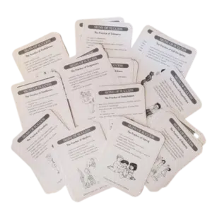 Family Virtue Cards backs