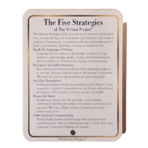 Family Virtue Cards - strategies