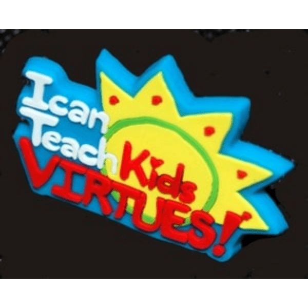 I Teach Kids Virtues Pin