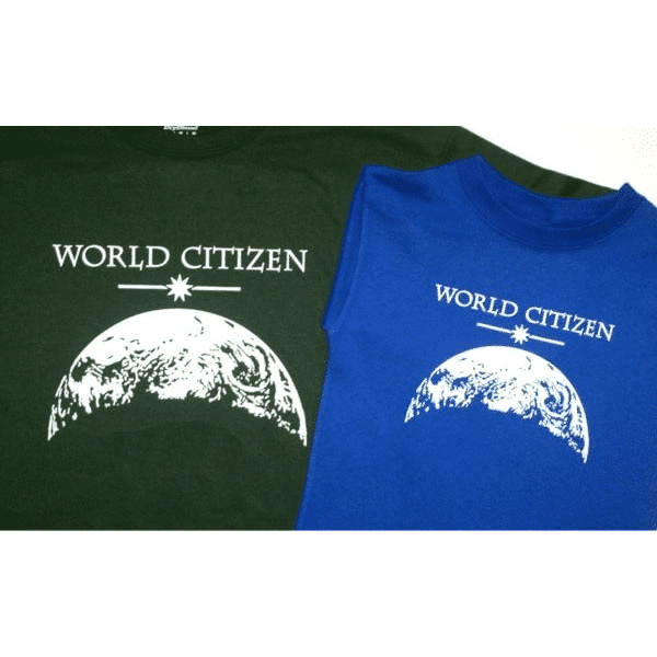 World Citizen T-shirt colors