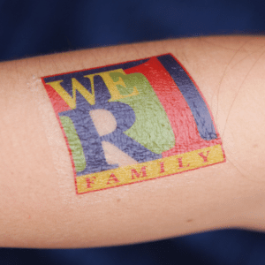 We are one family temporary tattoo