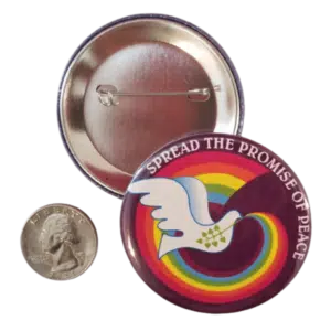 Spread the promise of peace Button