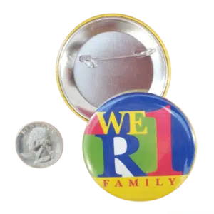 We are one family Button