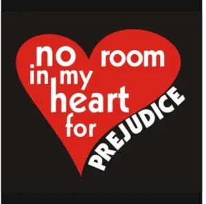 no room in my heart for prejudice t-shirt