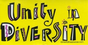 Unity in Diversity Bumper Sticker