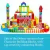 Deluxe version of Character Building Blocks with 145 creativity-enhancing blocks