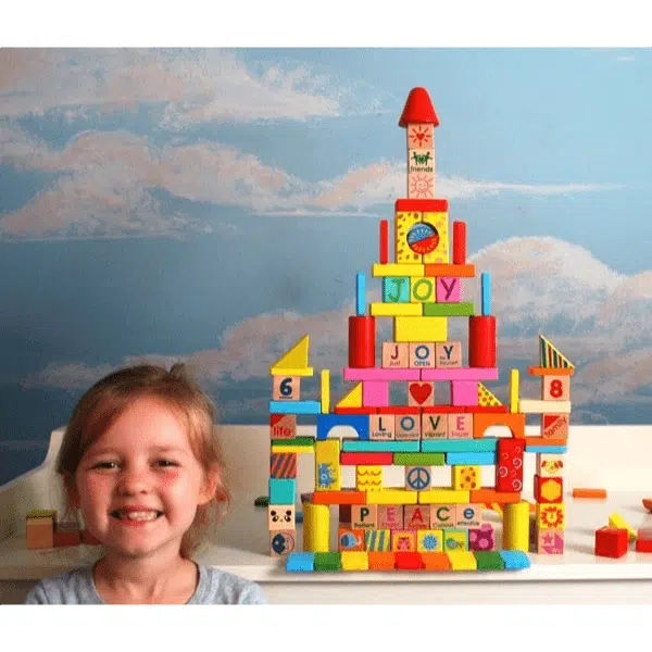 Deluxe 145-piece ABC Character Building Blocks