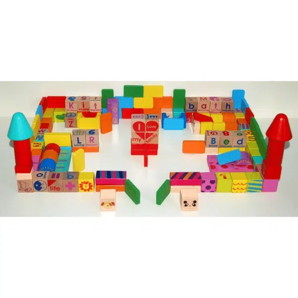 Deluxe 145-piece ABC Character Building Blocks