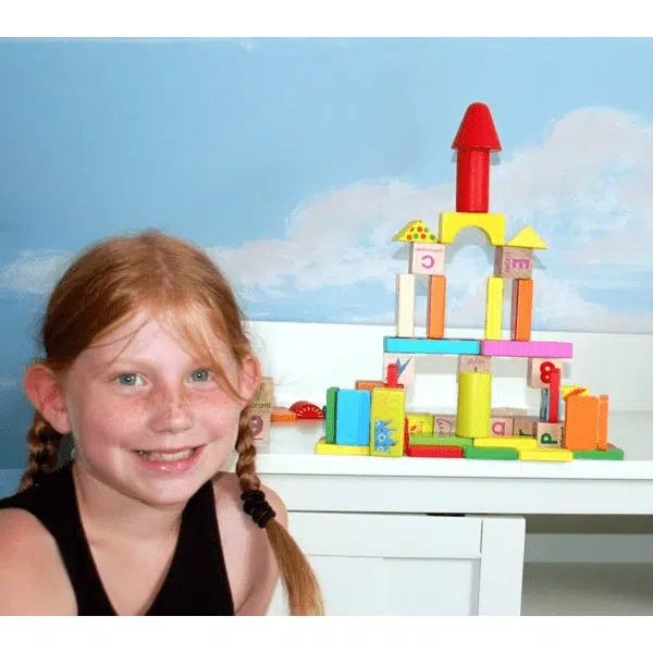 Deluxe 145-piece ABC Character Building Blocks