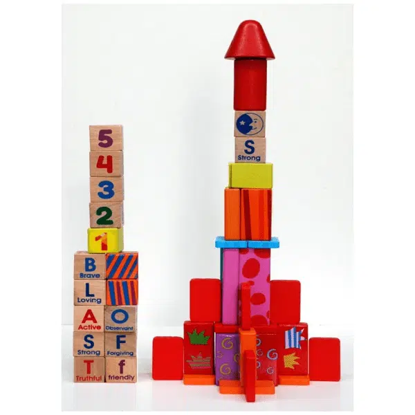 Deluxe 145-piece ABC Character Building Blocks