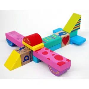 Deluxe 145-piece ABC Character Building Blocks