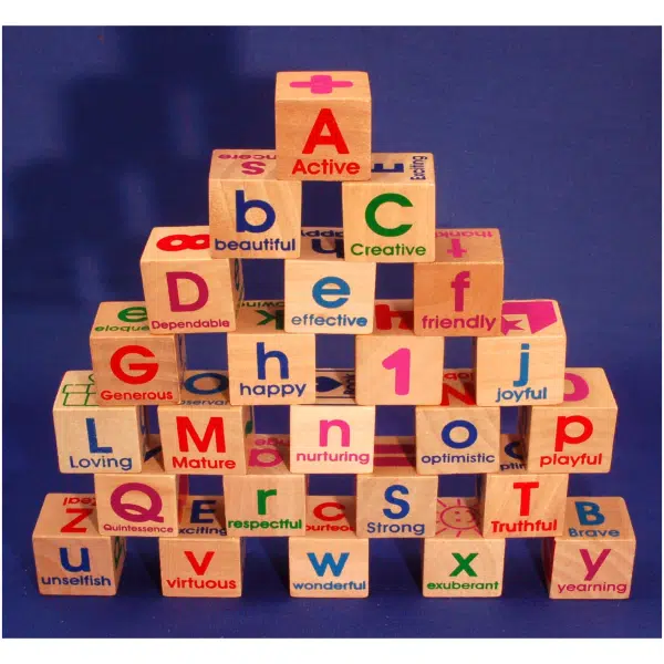 Deluxe 145-piece ABC Character Building Blocks
