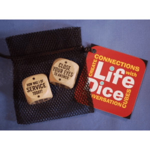 Life Dice to promote conversations