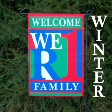 Winter WeR1Family Flag