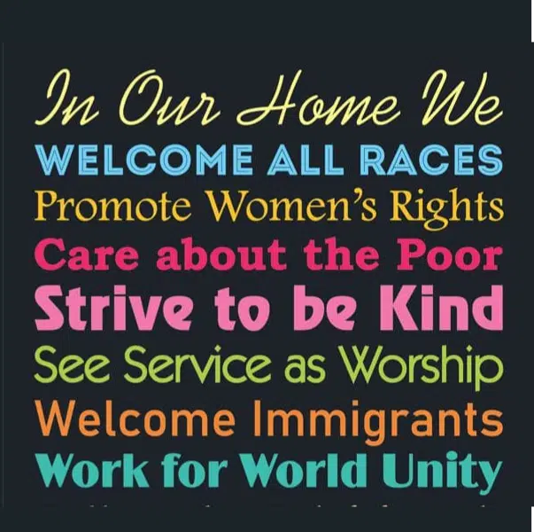 Our Family’s Virtues Yard Sign Cover