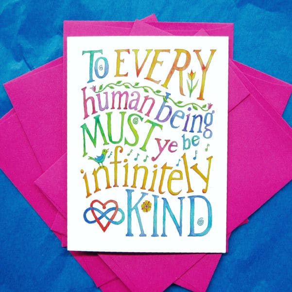 Kindness thank you card