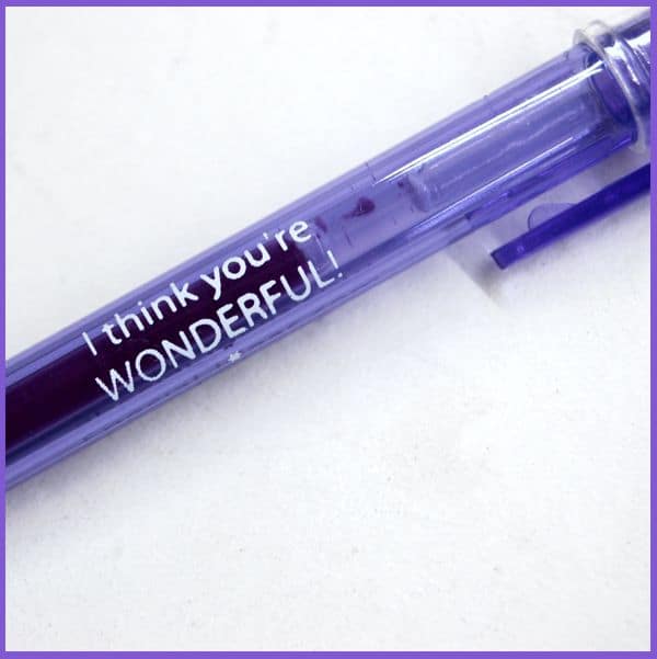 You are wonderful gel pen