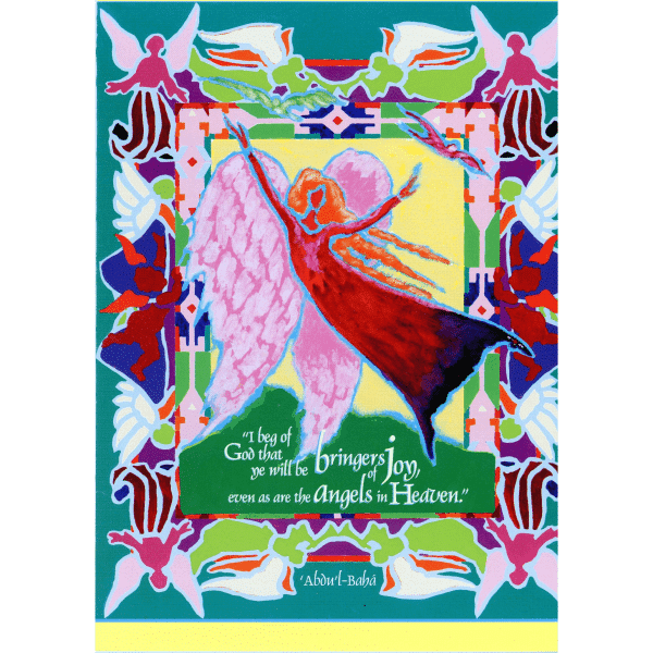 Angel of Joy Note Card - front
