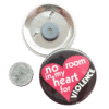 No room in my heart for violence Button