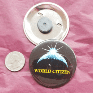 World Citizen Black Magnet