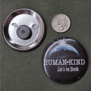 Human Kind magnet - front and back