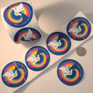 Spread the Promise of Peace Sticker rolls