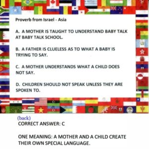 The Proverbs Game - Sample Card