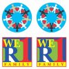 We Are One Family tattoo with our Unity in Diversity tattoo assortment