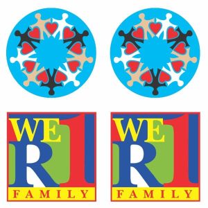 We Are One Family tattoo with our Unity in Diversity tattoo assortment