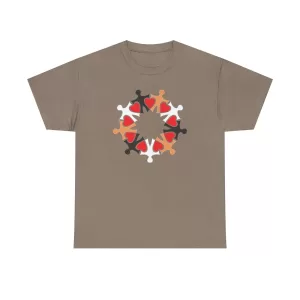 Unity in Diversity T-shirt in Savana Brown