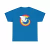 Rainbow Dove T-shirt on Sapphire Blue