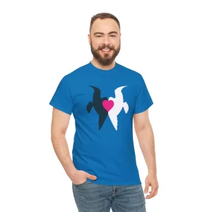 United Doves T-shirt in Sapphire Blue