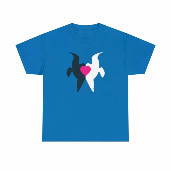 United Doves T-shirt in Sapphire Blue