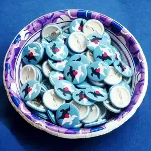United Doves Race Unity 1" Button