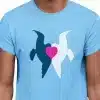 United Doves Race Unity T-shirt - closeup