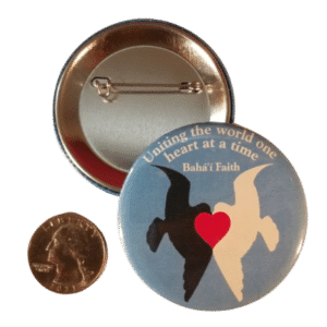 United Doves Race Unity 1" Button