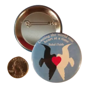 United Doves Race Unity 1" Button