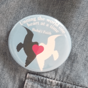 United Doves Button