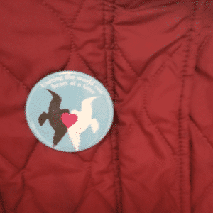 United Doves Button