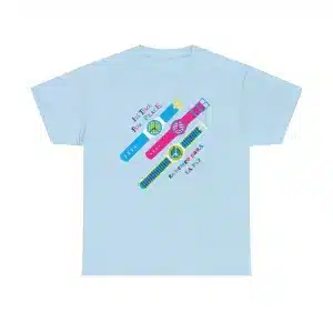 It's Time for Peace - Watches T-shirt on Light Blue