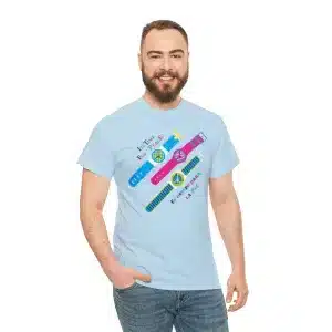 It's Time for Peace - Watches T-shirt on Light Blue