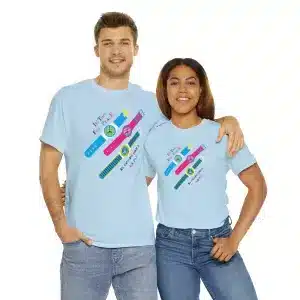It's Time for Peace - Watches T-shirt on Light Blue