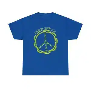 Peas Be with you T-shirt in Royal Blue
