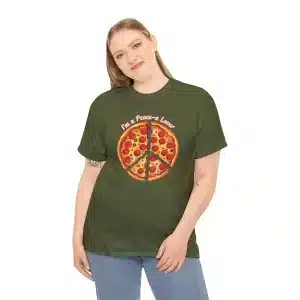 I'm a Peace-a Lover in Military Green
