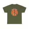 Give Pizza Chance T-shirt on Miliary Green