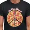 Give Pizza Chance T-shirt - closeup
