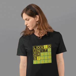 Wordle T-shirt on Black