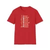 Librarian T-shirt on Red