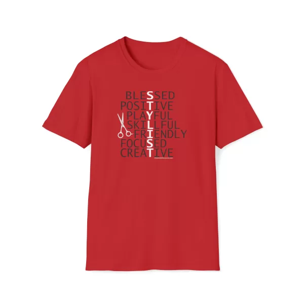 Stylist T-shirt on Red